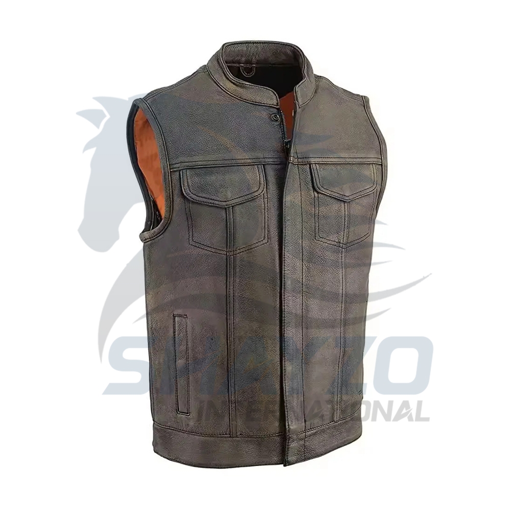 Men Leather Vest